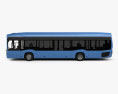 KamAZ 6282 bus 2018 3d model side view