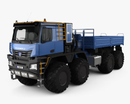 3D model of KamAZ 6355 Arctica Truck 2021