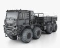 KamAZ 6355 Arctica Truck 2019 3D модель wire render