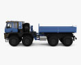 KamAZ 6355 Arctica Truck con interni 2019 Modello 3D vista laterale