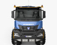 KamAZ 6355 Arctica Truck 인테리어 가 있는 2019 3D 모델  front view