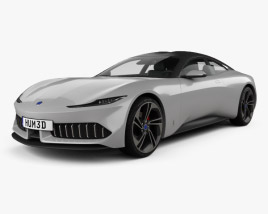 3D model of Karma Pininfarina GT 2022