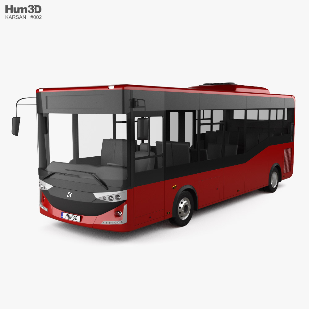 Karsan Atak 버스 2019 3D 모델 