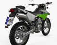 Kawasaki KLX250 2014 3D-Modell Rückansicht