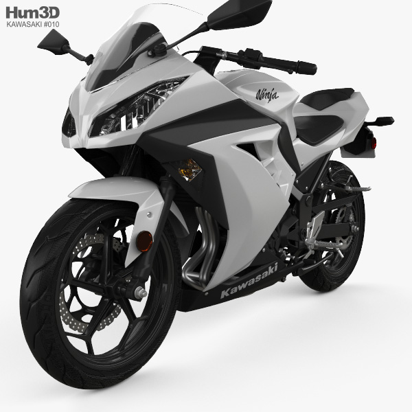 Kawasaki Ninja 300 2014 3D model