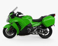 Kawasaki Concours 14 2015 3D-Modell Seitenansicht