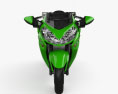 Kawasaki Concours 14 2015 3D 모델  front view