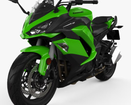 Kawasaki Z1000SX 2017 3D model