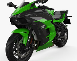 Kawasaki Ninja H2 SX 2018 3D model
