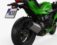 Kawasaki Ninja H2 SX 2018 3Dモデル