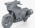 Kawasaki Concours GTR1000 1994 3D 모델  clay render