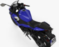 Kawasaki Ninja 400 2018 3D模型 顶视图