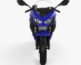 Kawasaki Ninja 400 2018 3D-Modell Vorderansicht