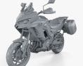 Kawasaki Versys 1000 SE LTplus 2019 Modelo 3D clay render