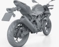 Kawasaki Z125 2019 3D-Modell