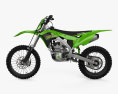 Kawasaki KX250 2020 3D-Modell Seitenansicht