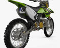 Kawasaki KX250 2003 3D模型 后视图