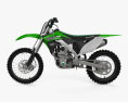 Kawasaki KX250F 2016 3D模型 侧视图