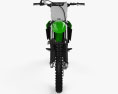 Kawasaki KX250F 2016 3D-Modell Vorderansicht