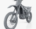 Kawasaki KX250F 2017 3D модель clay render