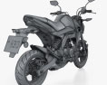 Kawasaki Z125 Pro 2024 3D 모델 