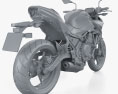 Kawasaki Z650 2024 3D 모델 