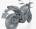 Kawasaki Z650 RS 2024 3D 모델 
