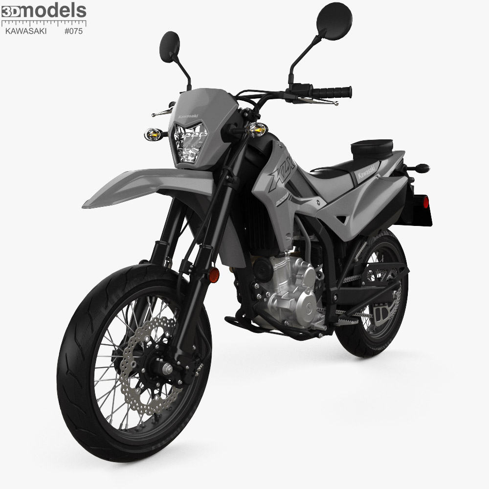 Kawasaki KLX300SM 2024 3D модель