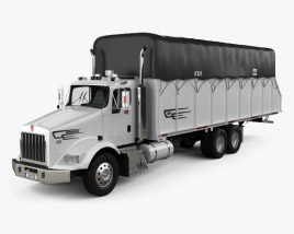 3D model of Kenworth T800 Cotton Truck 2016