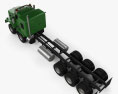 Kenworth C500 Chassis Truck 5axle 2008 3d model top view