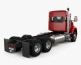 Kenworth T440 Chassis Truck 3-axle 2016 3d model back view