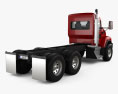 Kenworth T470 Chassis Truck 3-axle 2016 3d model back view