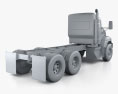Kenworth T470 Chassis Truck 3-axle 2016 3d model