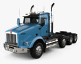 Kenworth T800 Chassis Truck 4-axle 2016 3d model