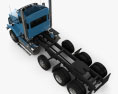 Kenworth T800 シャシートラック 4アクスル 2016 3Dモデル top view