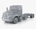 Kenworth T270 Chassis Truck 2016 3d model clay render