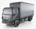 Kenworth K370 Box Truck 2019 3d model wire render
