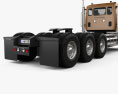 Kenworth T880 Вантажівка шасі 4-вісний 2018 3D модель