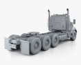 Kenworth T880 Chassis Truck 4-axle 2018 3d model