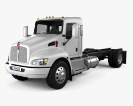 3D model of Kenworth T370 Chassis Truck 2018