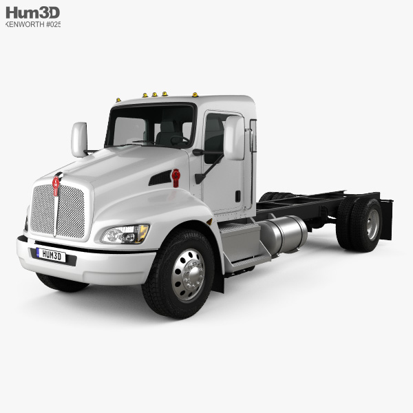 Kenworth T370 Chassis Truck 2018 3D model