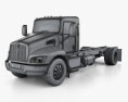 Kenworth T370 Chassis Truck 2018 3d model wire render