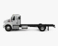 Kenworth T370 底盘驾驶室卡车 2018 3D模型 侧视图