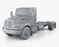 Kenworth T370 Fahrgestell LKW 2018 3D-Modell clay render