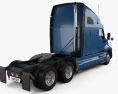 Kenworth T2000 Sleeper Cab Tractor Truck 2014 3d model back view