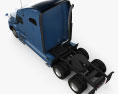 Kenworth T2000 Sleeper Cab Camion Trattore 2014 Modello 3D vista dall'alto
