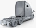 Kenworth T2000 Schlafkabine Sattelzugmaschine 2014 3D-Modell