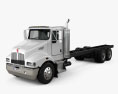 Kenworth T359 Day Cab Fahrgestell LKW 3-Achser 2014 3D-Modell