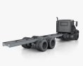 Kenworth T359 Day Cab Camião Chassis 3 eixos 2014 Modelo 3d