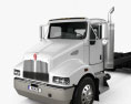 Kenworth T359 Day Cab Camião Chassis 3 eixos 2014 Modelo 3d
